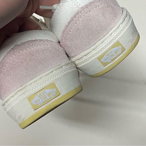 Vans Bmx Old Skool skater Shoes light pink leather suede Angie mens - 4 - Picture 11 of 15